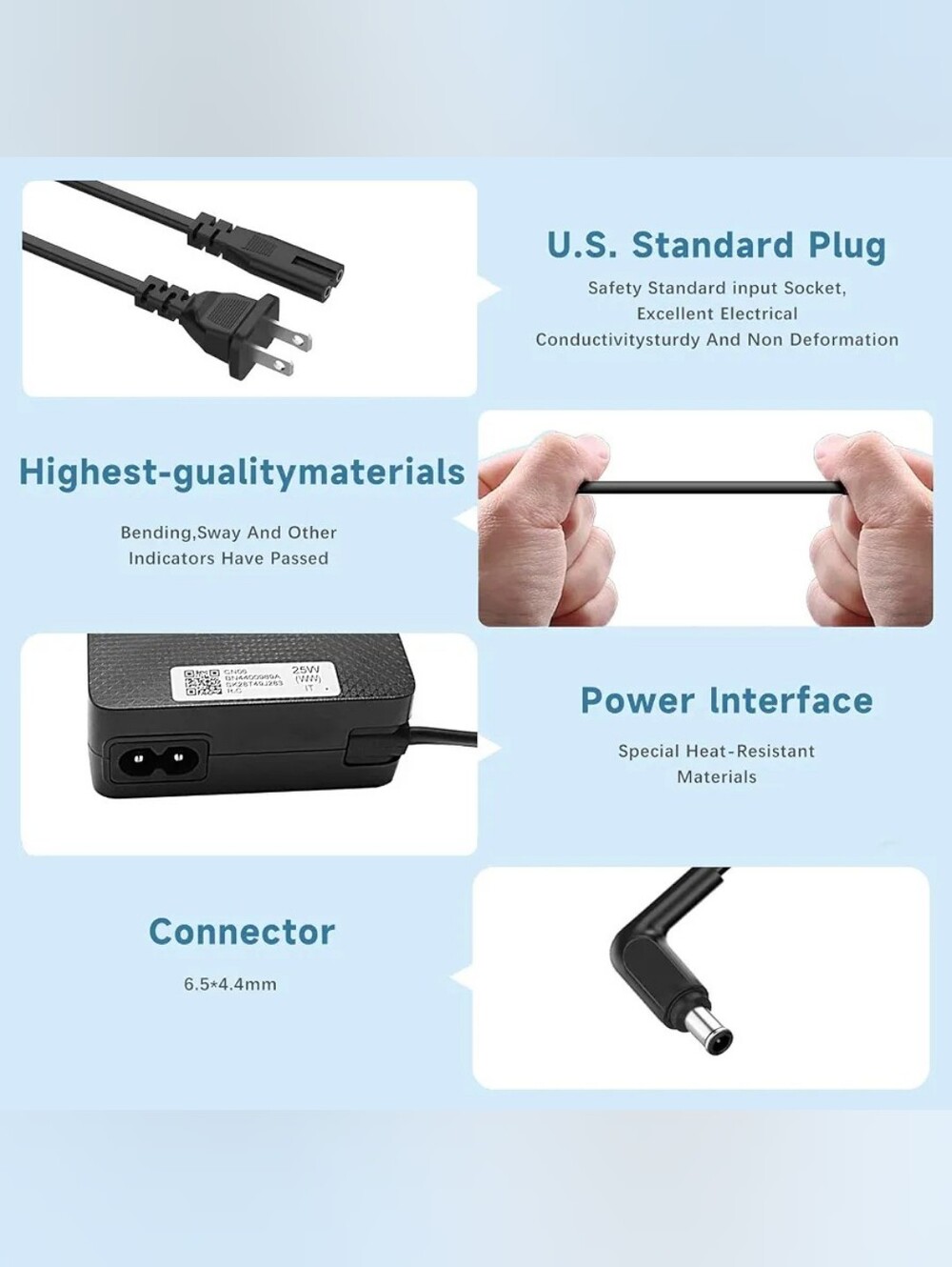 Pair of Samsung 25W AC Power Adapters BN44-00989A - Picture 5 of 9